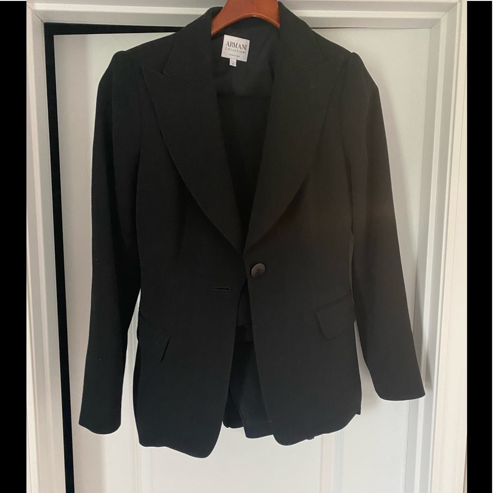 Suit-Armani Collezioni Retro/Vintage Black
